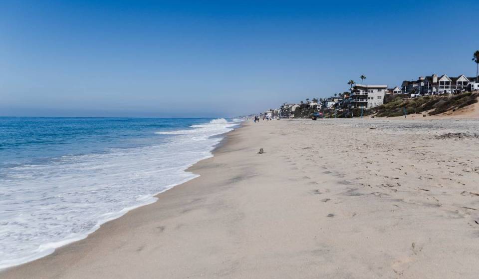 This popular Southern California beach less than 2 hours from L.A. just lost most of its sand in under two weeks