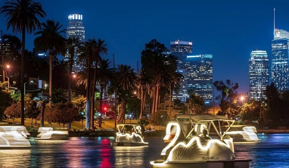 This historic 134-year-old L.A. County lake once banned its real swans — now you can ride a “giant one” for under $15