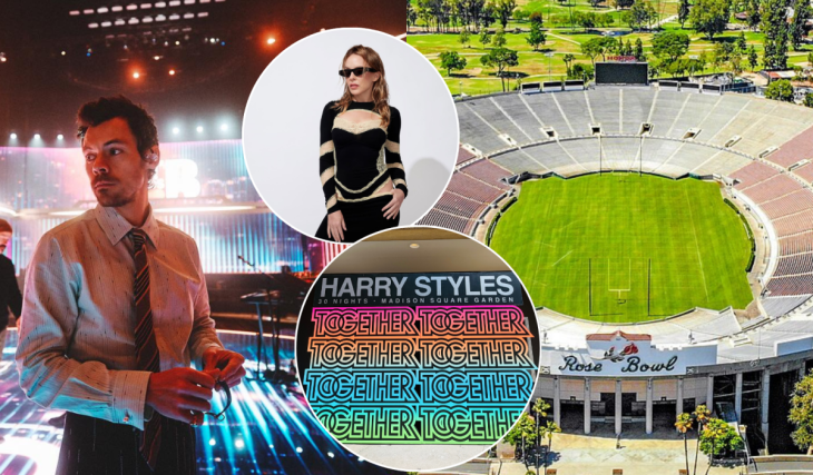 Following his 15 sold-out nights at the Kia Forum in 2023, Harry Styles announces two L.A. shows at the Rose Bowl with Kylie Minogue in 2027