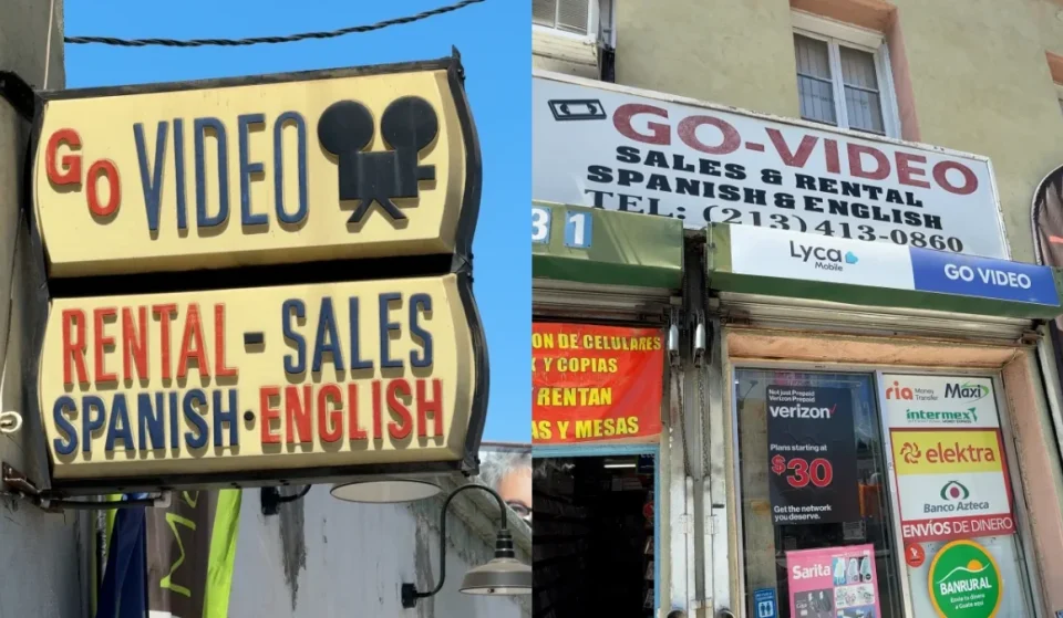 Inside Go Video in Los Angeles: Spanish DVDs and rentals