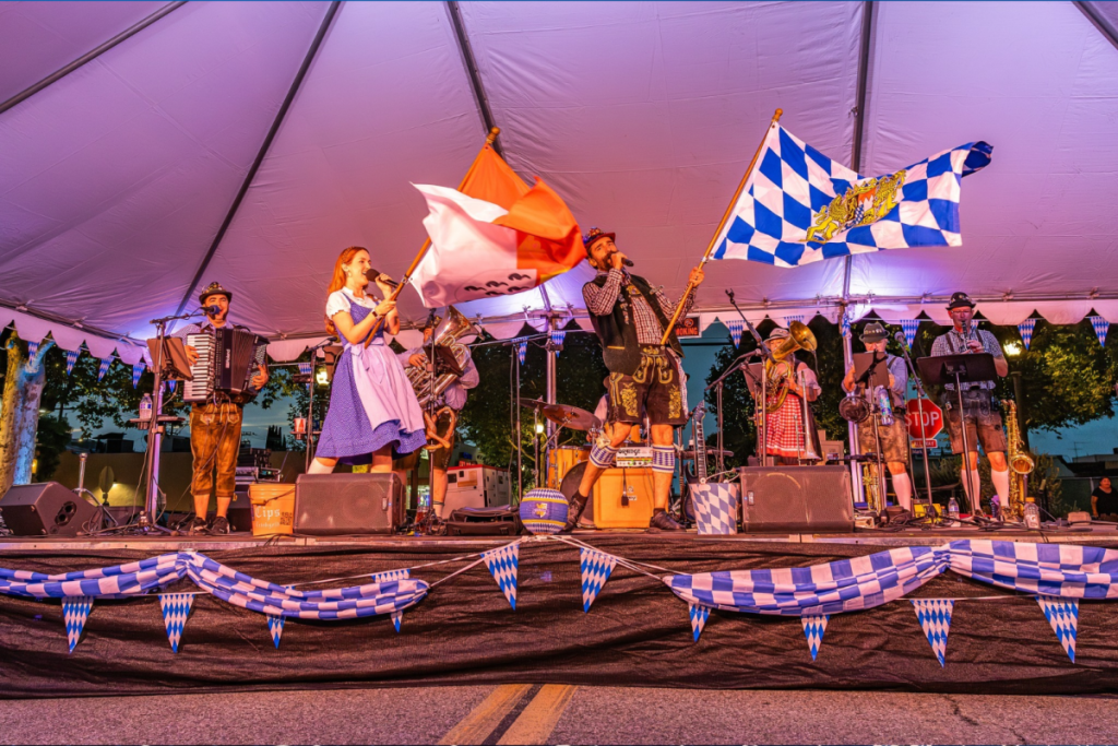 Performers at Oktoberfest event in Santa clarita