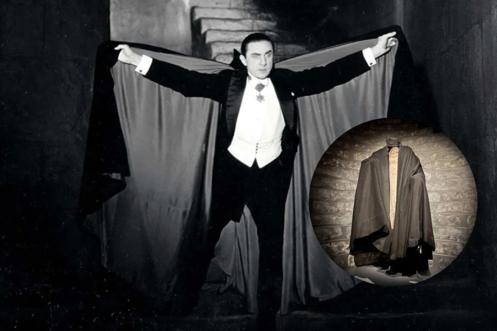 In 1931, Bela Lugosi wore this historic cape to define the famous vampire silhouette; 95 years later, the newly restored symbol of film history is on public display for the very first time on Wilshire Blvd