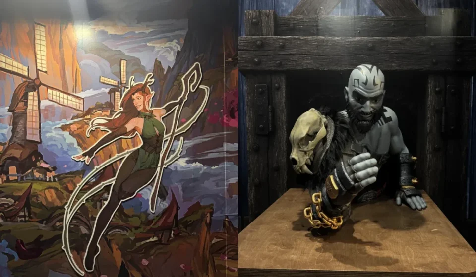 Critical Role pop-up tavern at Boba Bear in Los Angeles
