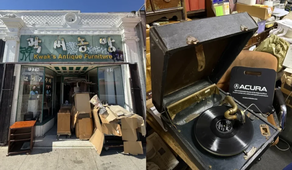 Antique furniture restoration on Western Avenue in LA