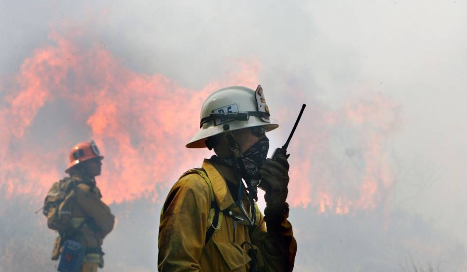 With the Bouquet Fire scorching 1,000 acres, 100 mph Santa Ana ‘devil winds’ are blasting Los Angeles; why this Great Basin weather system triggered an urgent unhealthy air alert