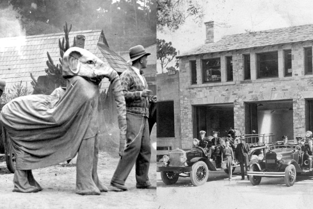 Carmel Halloween Parade historical photos