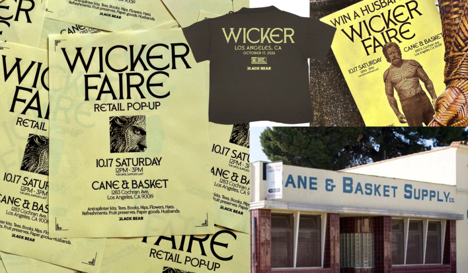 ‘Wicker’ is hosting a one-day pop-up in L.A. this Saturday at Cane &amp; Basket Supply, a family-run weaving shop since 1962, with a village market and a Wicker Husband standee raffle