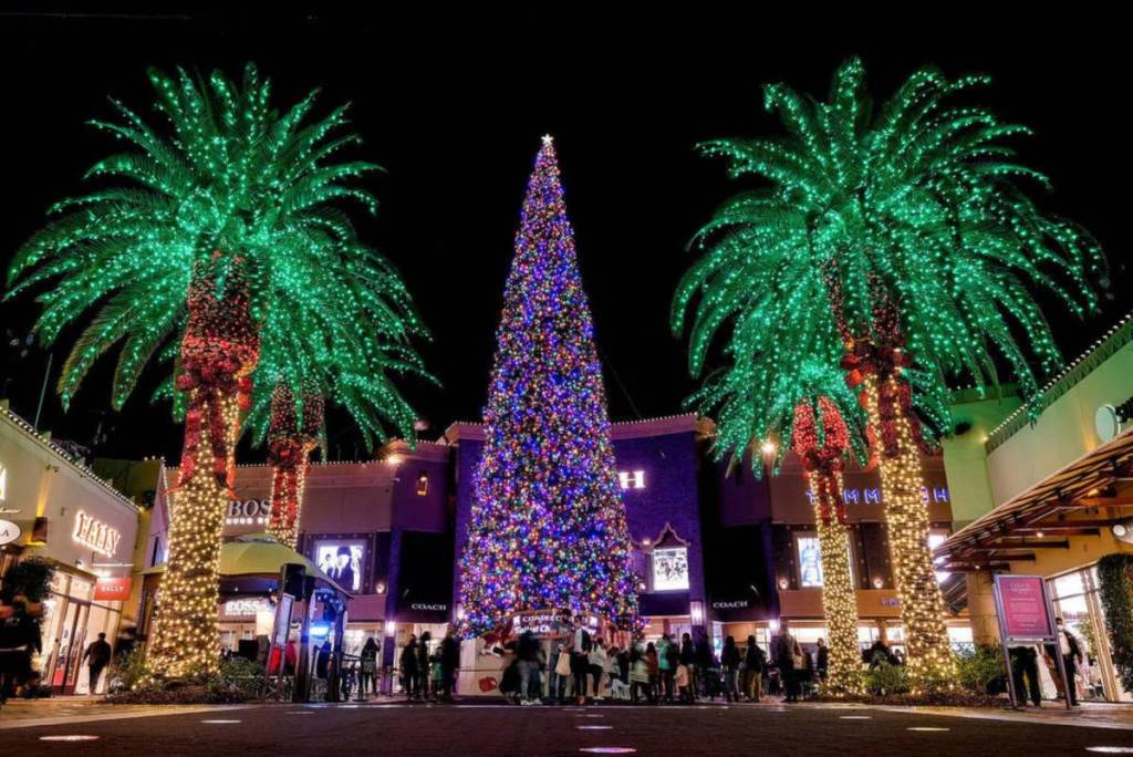 El árbol de Navidad recién cortado más alto del mundo recorre 600 millas hasta Los Ángeles, y Papá Noel dará la bienvenida hoy a este gigante de 115 pies