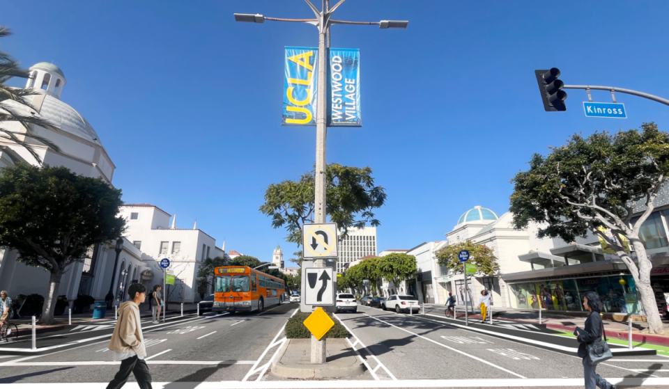 Los Angeles plant den Bau von mehr als 3 Meilen Bus- und Radwegen entlang des Westwood Boulevard