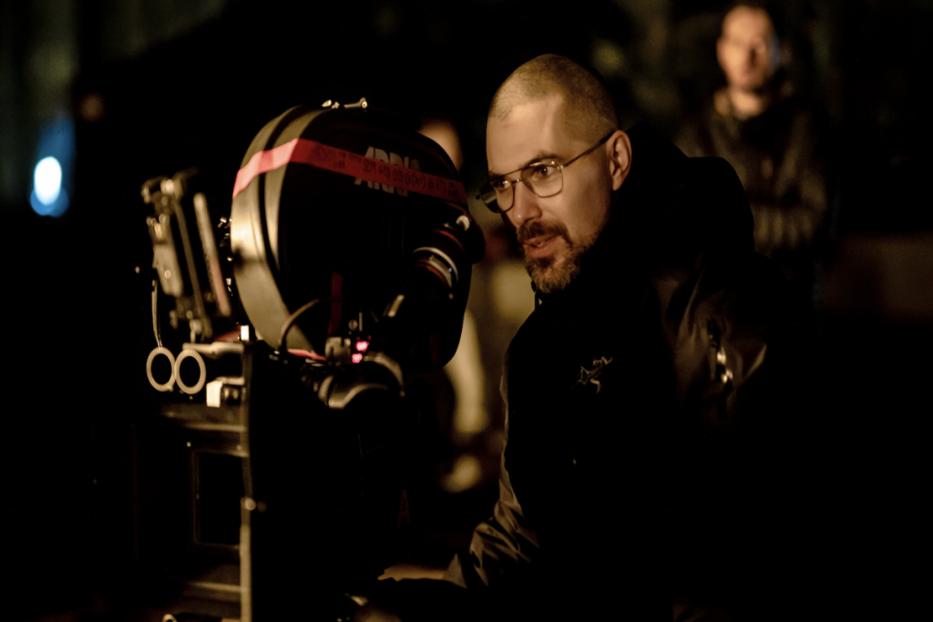 Robert Eggers working on the Werwulf film.