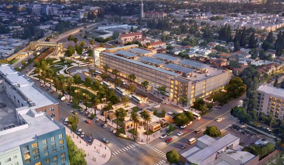 In 2024, Inglewood scrapped its elevated train plan: today it’s breaking ground on a $250M transit connector with 3 mobility hubs, 1,000+ parking spaces, and a pedestrian bridge