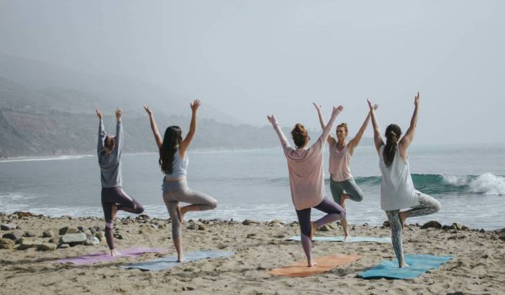 Venice is hosting a free oceanfront yoga festival and block party at Muscle Beach this weekend