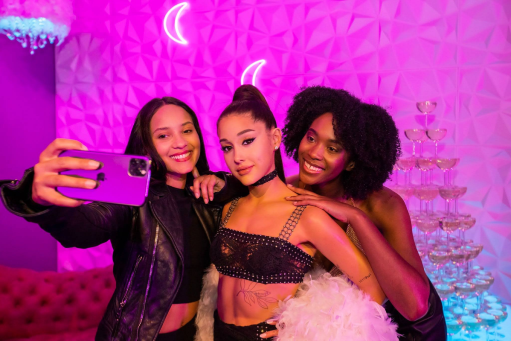 Ariana Grande figure at Madame Tussauds Hollywood