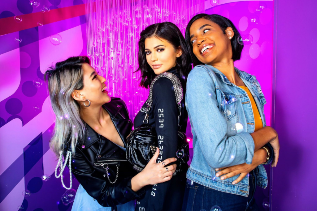 Kylie Jenner figure at Madame Tussauds Hollywood