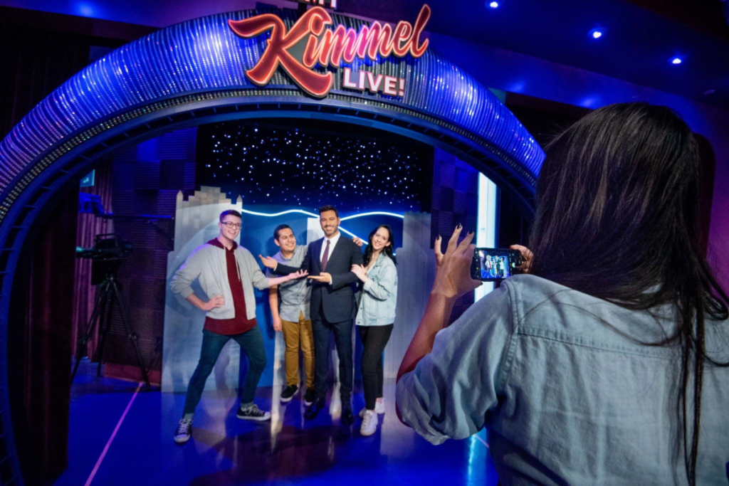 Jimmy Kimmel figure at Madame Tussauds Hollywood