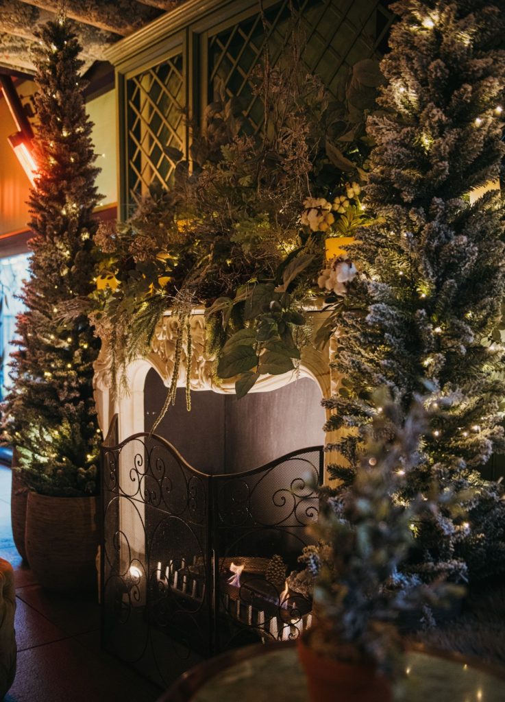 The Ivy Has Transformed Its Roof Garden Into The North Pole For Christmas