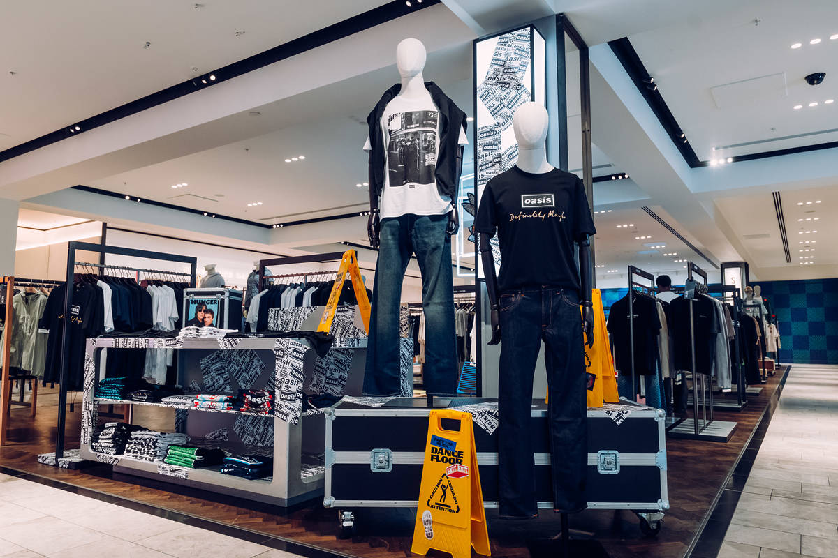 Selfridges Manchester - Oasis pop up
