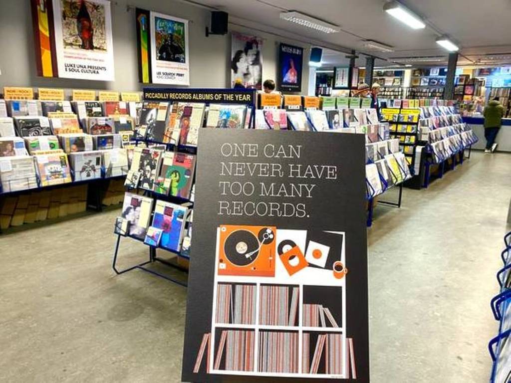 piccadilly-records record shop manchester interior