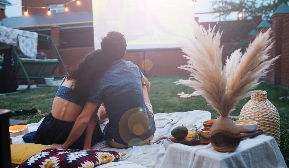 Enjoy Movies On The Big Screen In Your Own Back Garden With This Epic At-Home Cinema Kit