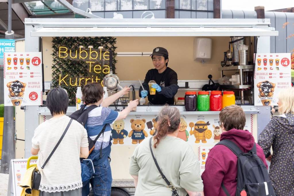 food truck at bury food and drink festival