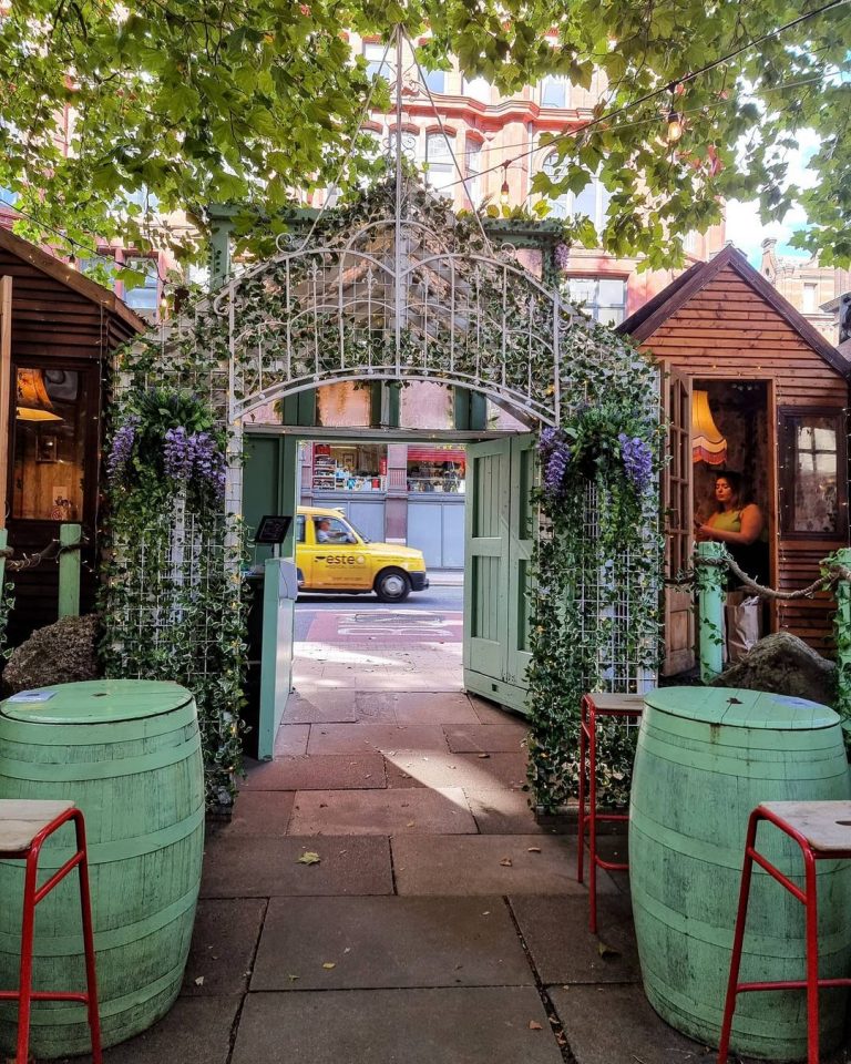 Escape To Manchester's Twinkling Secret Garden That's Home To Delicious Cocktails & Yummy Street