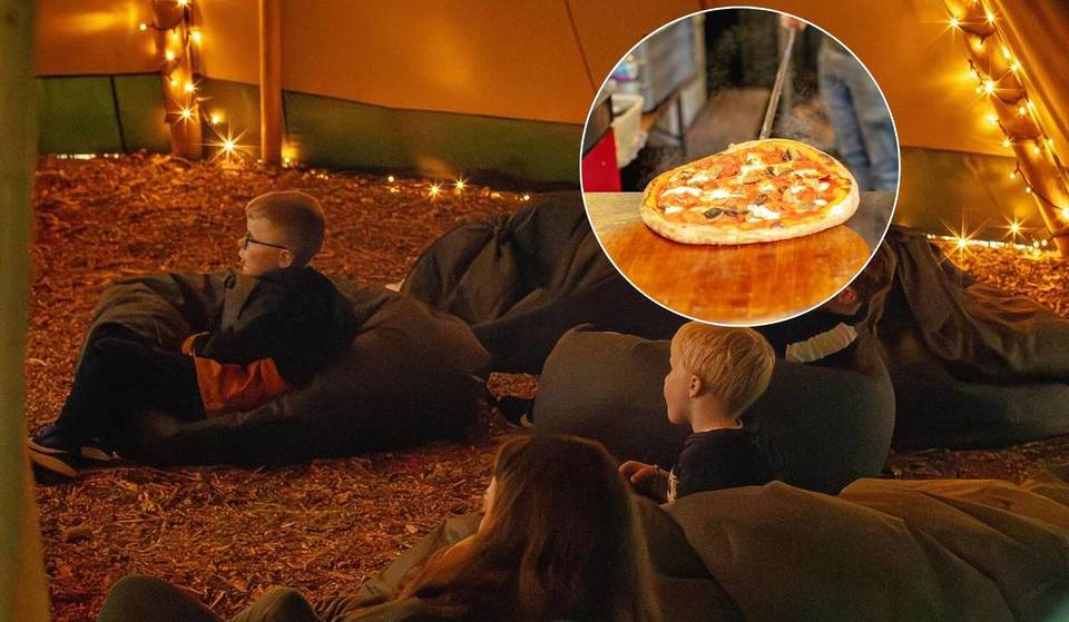 This Quaint Coffee Shack Is Hidden Deep In Woodland Near Manchester – Serving Wood-Fired Pizza With Foraged Toppings In A Lantern-Lit Camp