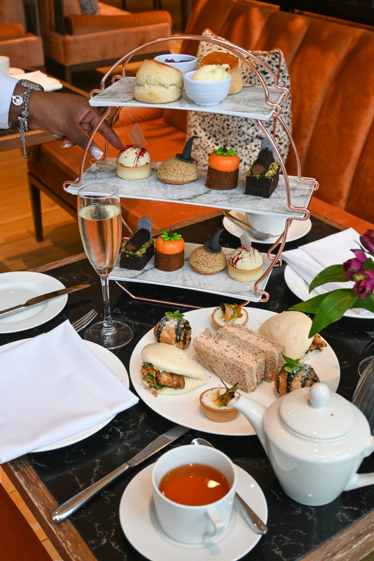 lowry hotel halloween afternoon tea