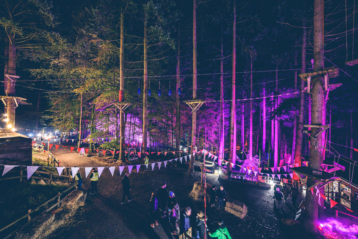 heaton park of horrors zip world halloween