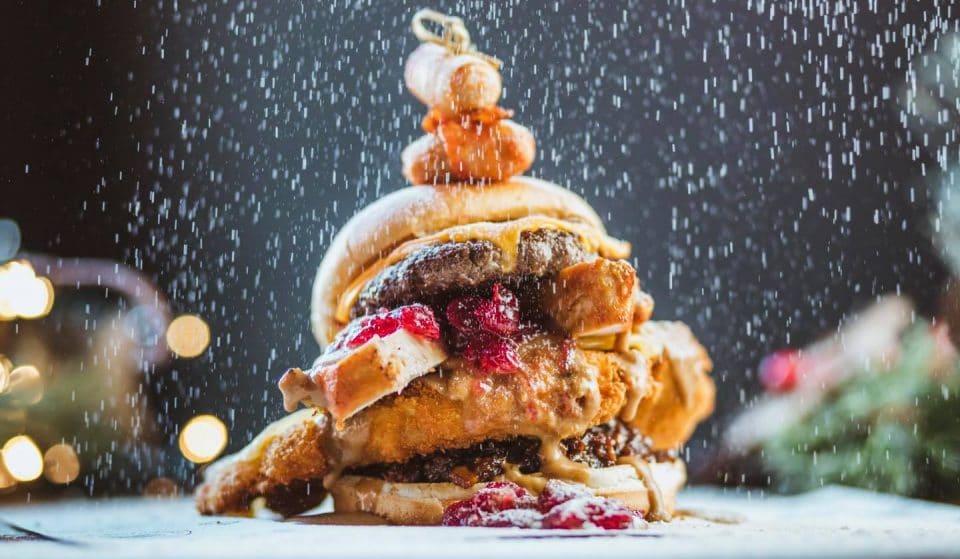 This Manchester Restaurant Has Launched An Epic Christmas Dinner Burger Topped With All The Trimmings