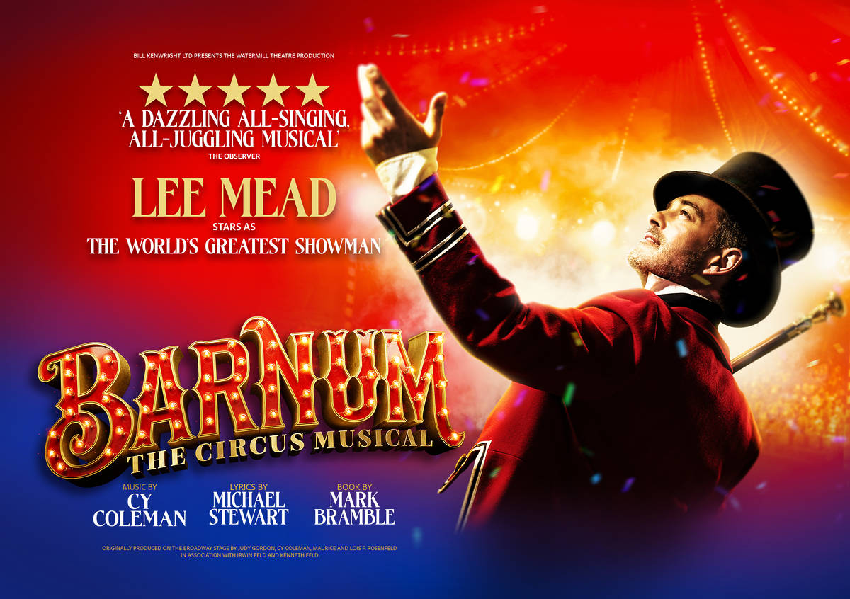 barnum musical manchester poster