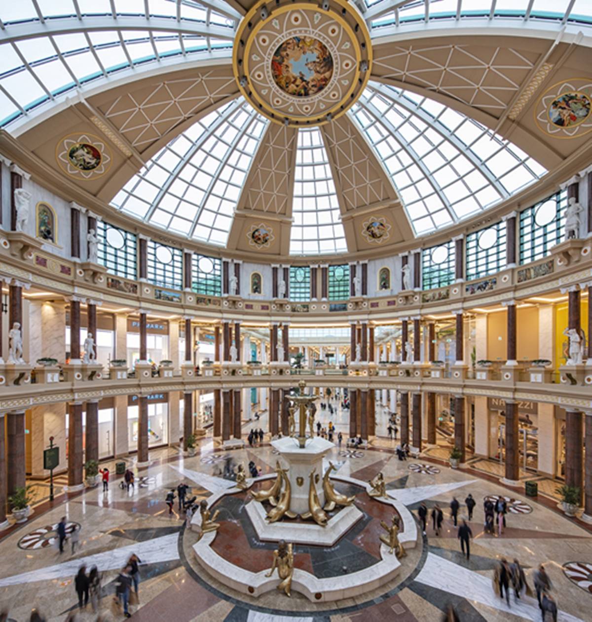 trafford palazzo dome interior