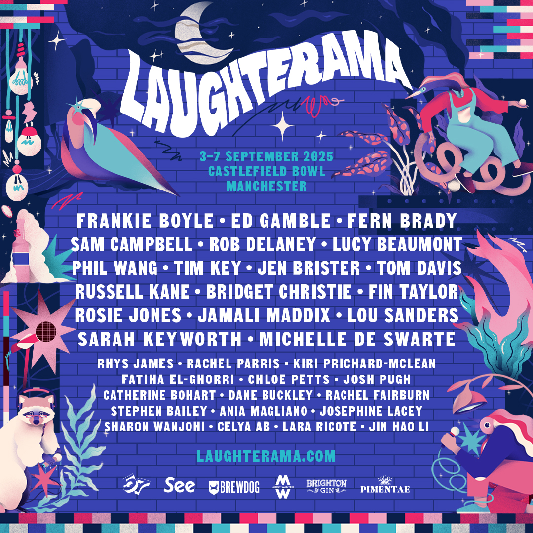 laughterama manchester line-up 2025