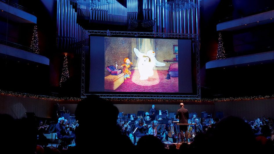 snowman in concert bridgewater hall christmas