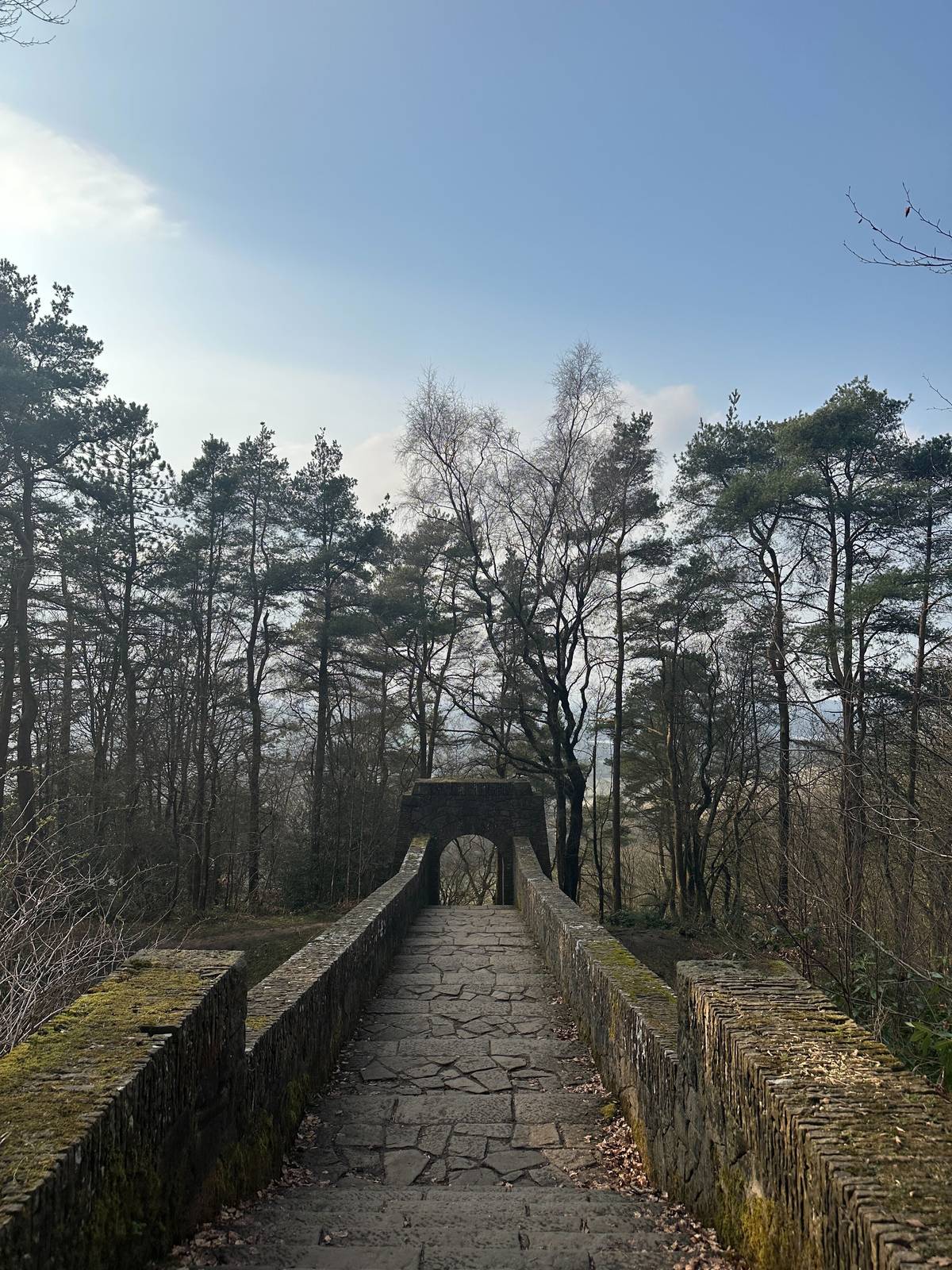rivington japanese gardens view over walkway