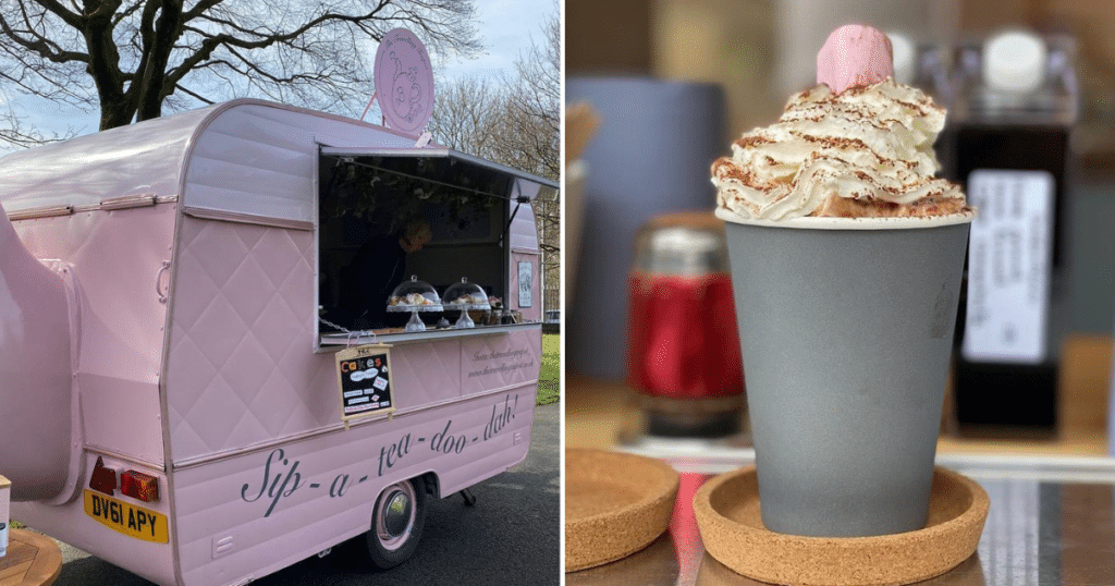 The Travelling Teapot Offers Coffee And Cake In A Salford Park