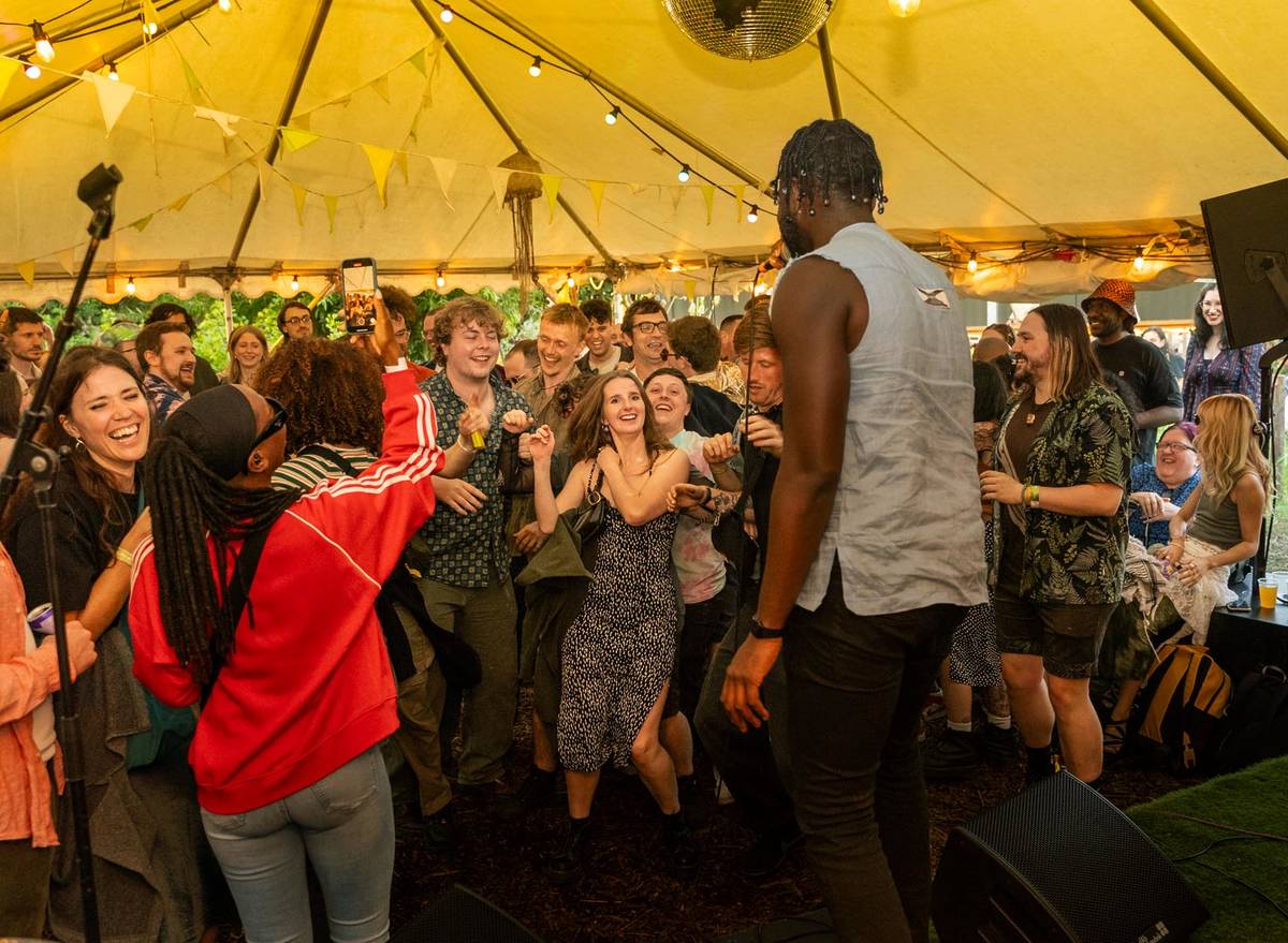green island fest tent manchester