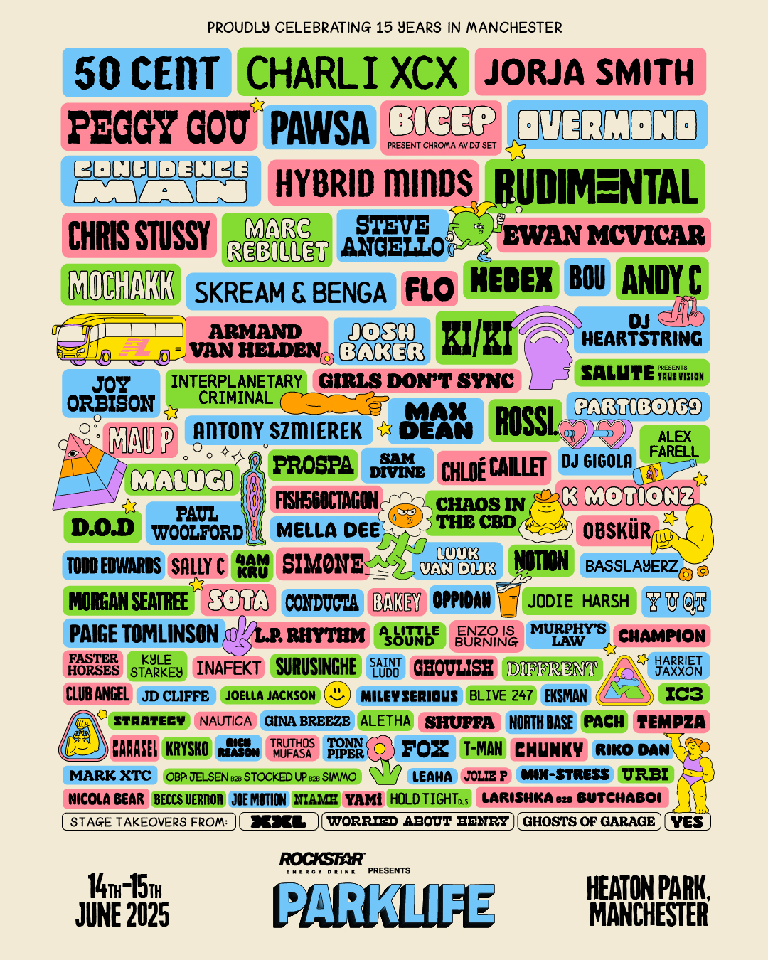 parklife 2025 poster