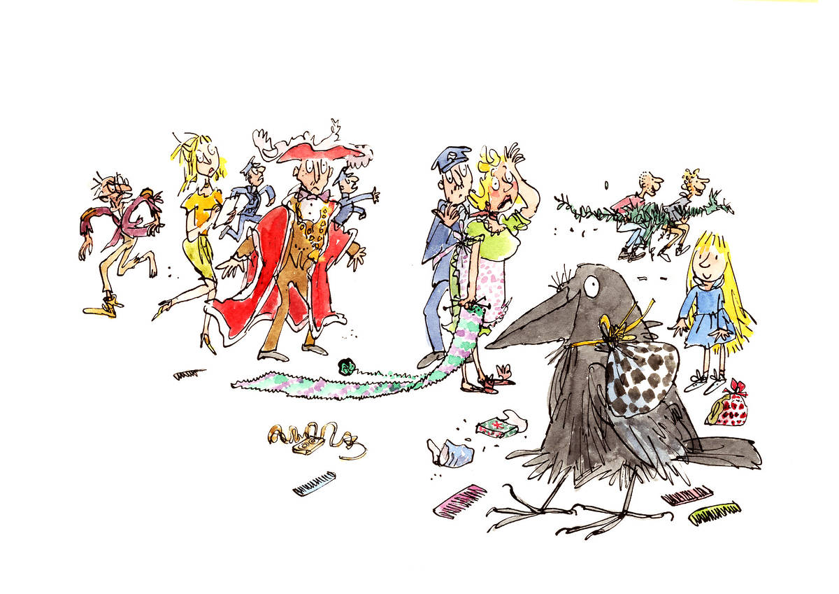 illustration by quentin blake in new exhibition