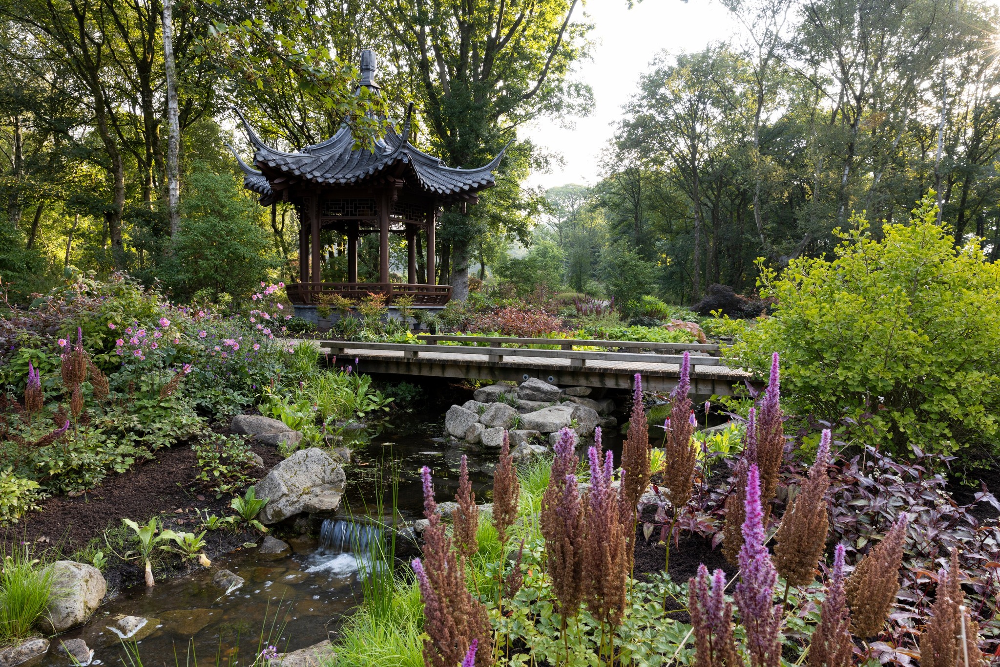 Visit The Chinese Garden And Pavilion At RHS Garden Bridgewater