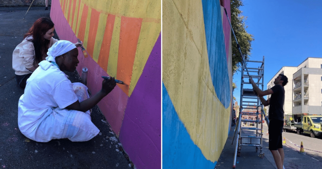Five Argentine Artists Are Creating A Huge Mural In Stockport