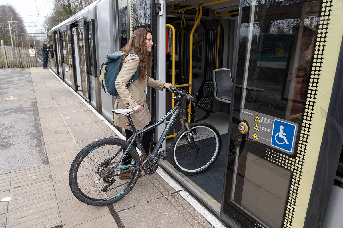 Trial For Allowing Bikes On Trams In Greater Manchester Begins