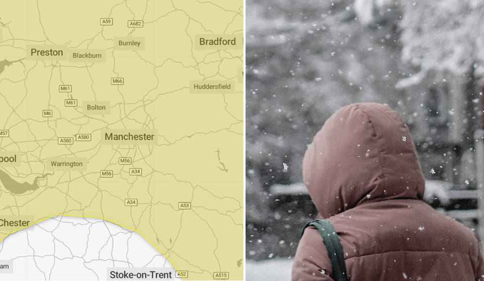 The Met Office Issues Weather Warnings For Greater Manchester As Snow Set To Hit This Week