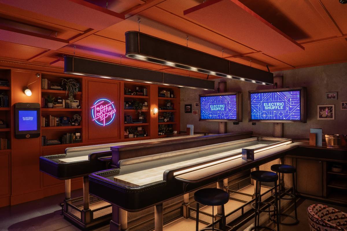 HighTech Manchester Shuffleboard Bar Electric Shuffle Now Open