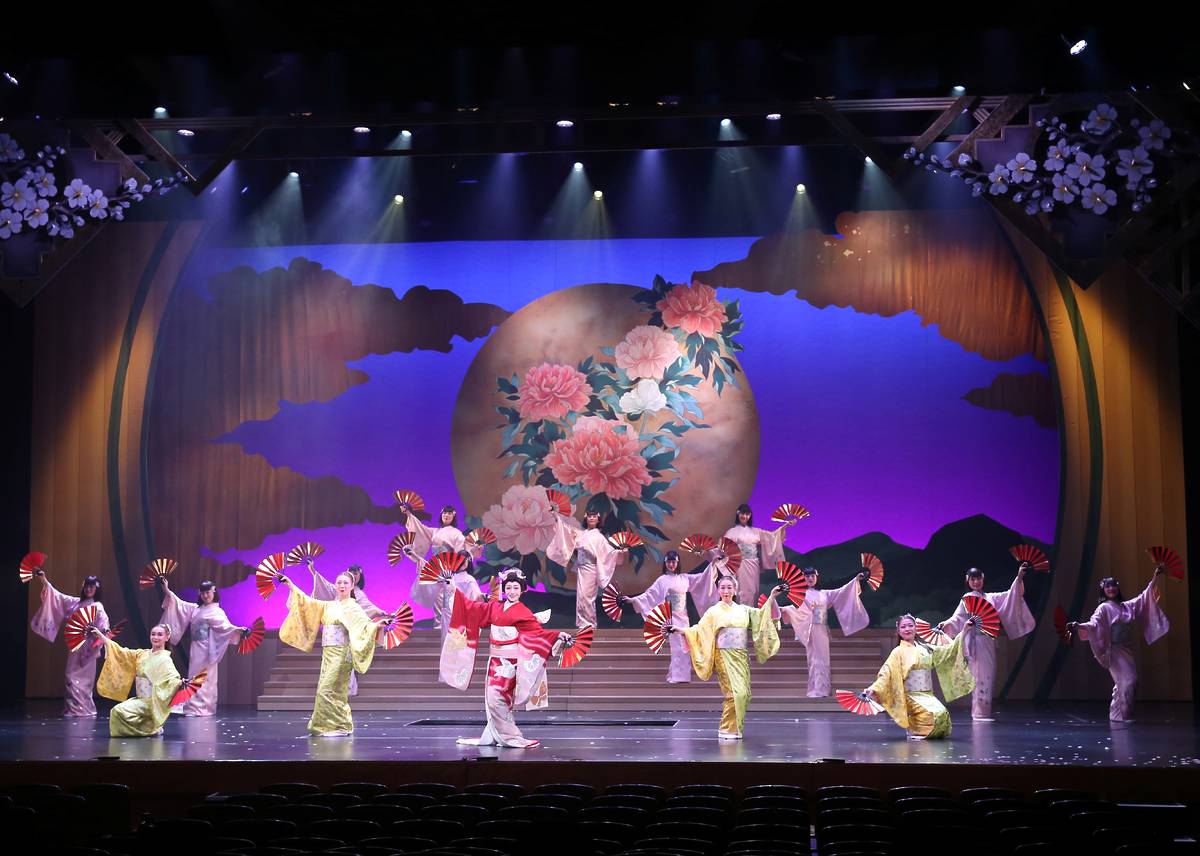 japan week traditional performance on stage manchester