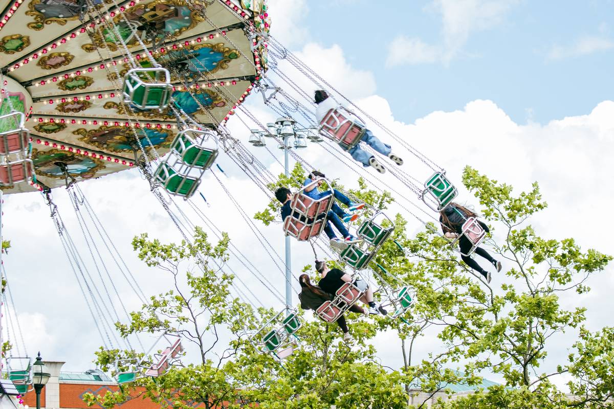 the trafford centre swing ride