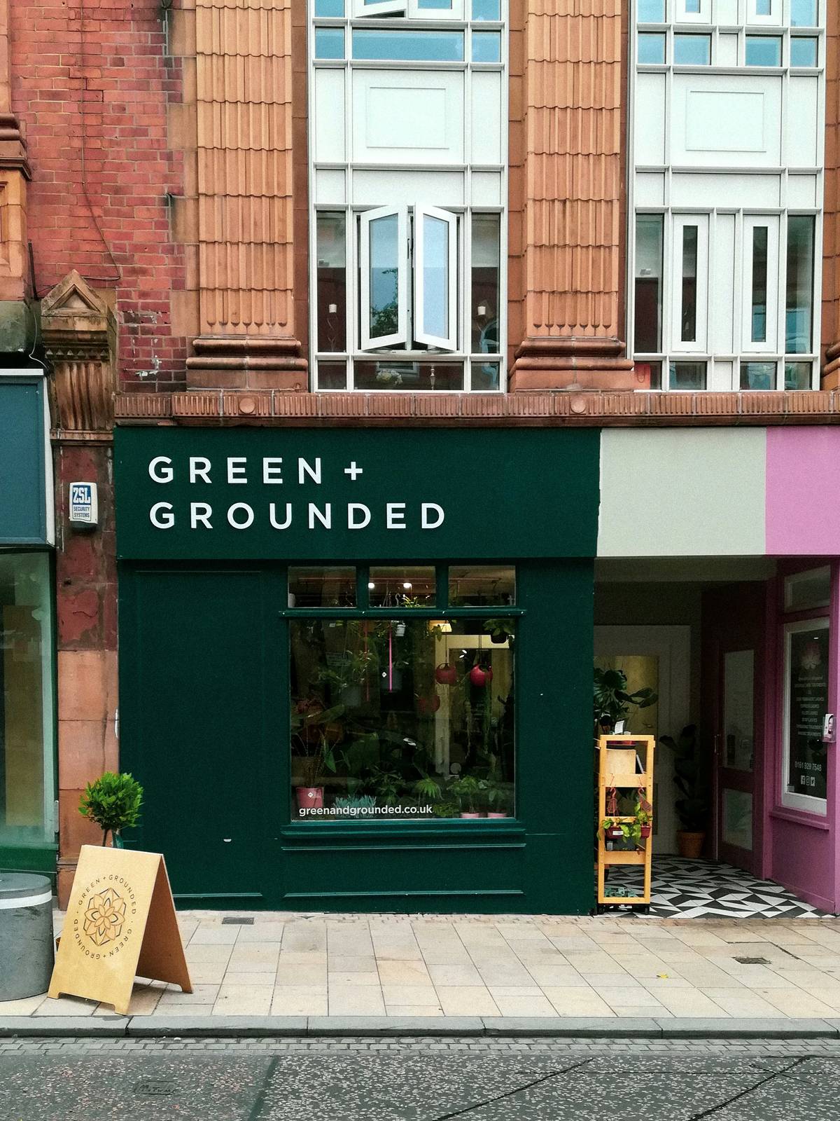 green and grounded coffee shop in Altrincham, which has been named one of the happiest places to live for 2025 by Rightmove