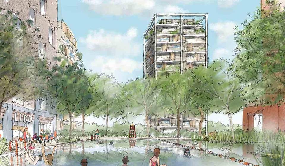 The new ‘woodland town’: How Manchester plans to transform Holt Town with 4,500 homes, a 1km play street and the city’s first lido in decades