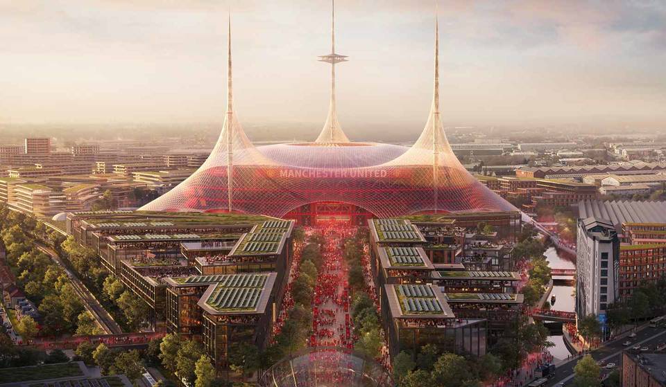 Manchester United has confirmed the location for its massive 100,000-seater stadium – here’s the £7.3bn masterplan