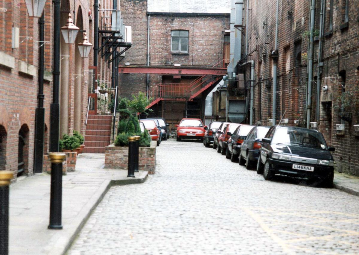 little ireland street in nineties manchester