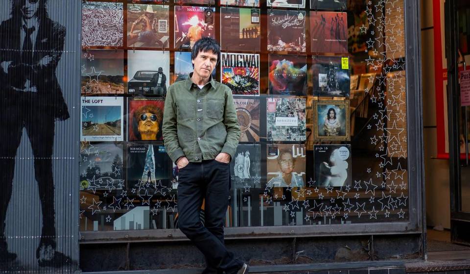 Johnny Marr Has Been Honoured As A ‘Record Store Legend’ With A Plaque At This Iconic Manchester Shop